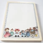 Main Street Press Note Pad Dolls In A Row NIP Sherri Buck Baldwin 60 Sheets 1992