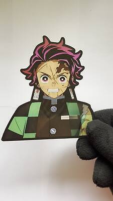 Demon Slayer Tanjiro Kamado Anime Sticker 3D Motion for car/laptop Cute  PEEKER