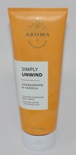 1 BATH BODY WORKS AROMATHERAPY SIMPLY UNWIND SANDALWOOD VANILLA CREAM LOTION