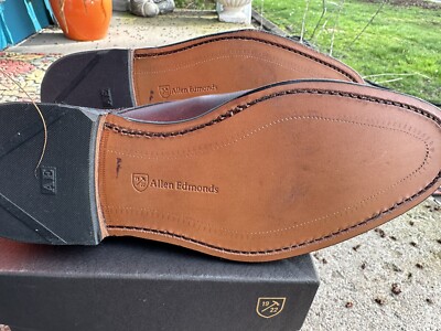 Allen Edmonds Yorktown Shoes Mens 6.5 UsCap Toe Derby Made  display picture 1