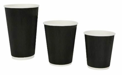 Triple Wall Coffee Cups Disposable 50,100,250,500,1000 Cups + Lids Triple Wall - Picture 2 of 3