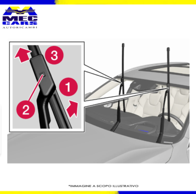 Kit 2 Spazzole Tergicristallo Auto Fiat Scudo Dal 1995/2016 Tergicristalli Anteriori Misura 65 Cm 51 Cm - Foto 5