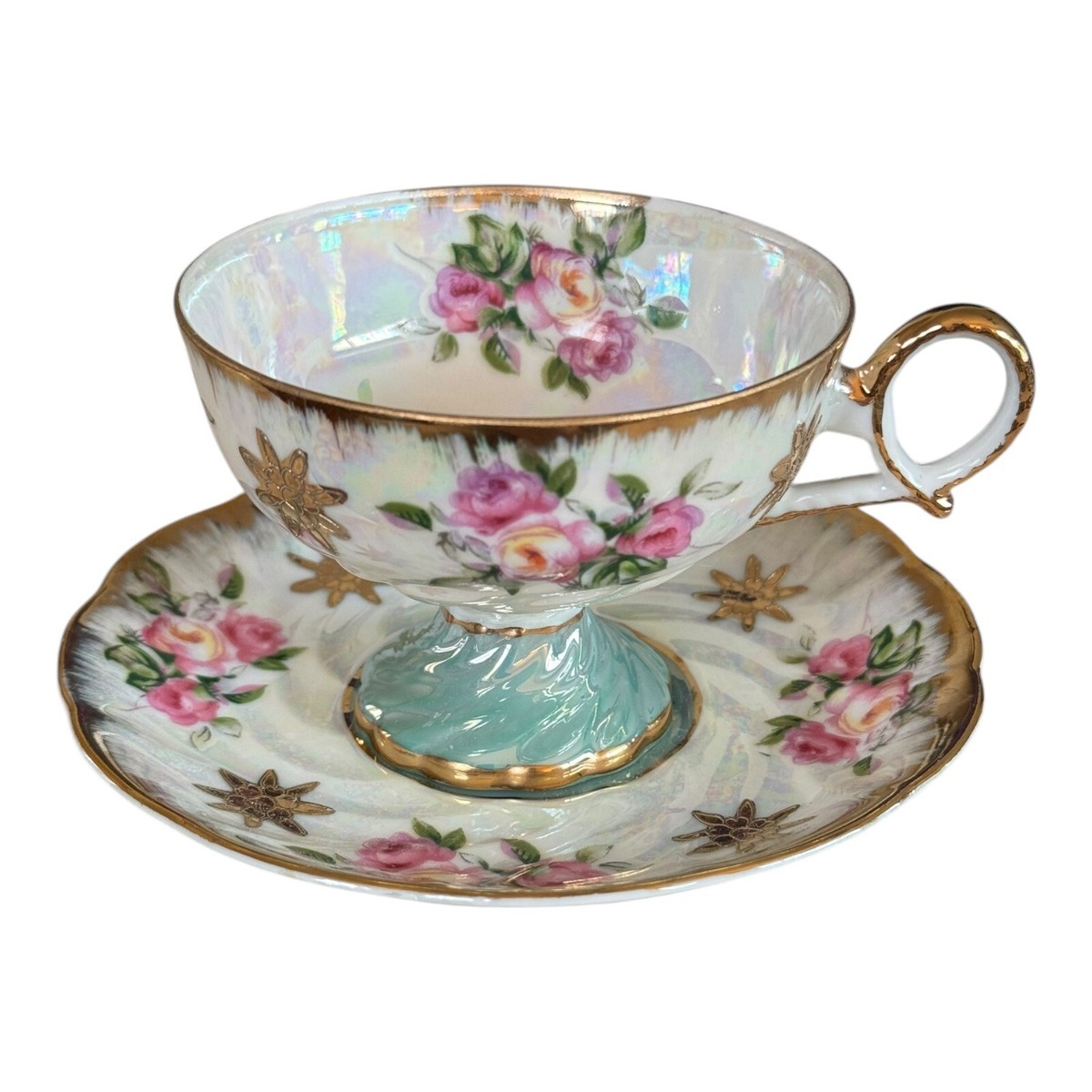 LM  Halseyのティーカップ&ソーサー TW0029 Royal Halsey L M Very Fine China Tea Cup & Saucer