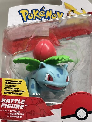 NEW Jazwares 97887 Pokemon 3-Inch IVYSAUR Articulated Battle