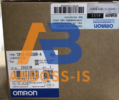 Omron Programmable Controller CP1E-E20SDR-A CP1EE20SDRA New in box NIB Free Ship