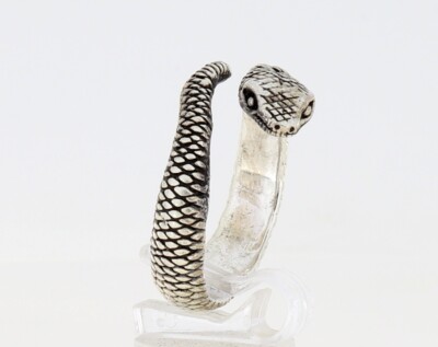 Ring mit Schlange Cobra Silberring Snake echt Silber Größe 60-9 IX-07