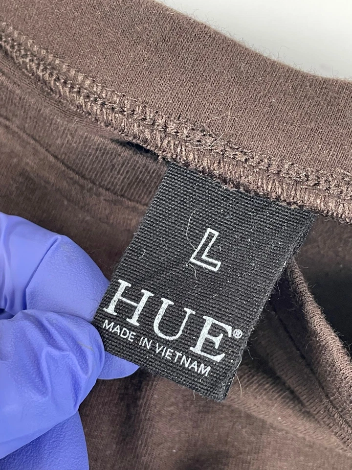 Lote de 3 - Pantalones Leggings HUE Mujer Marrón Talla L Foto 4 de 4