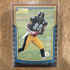 Bowman 2000 Plaxico Burress Rookie Card #174 Pittsburgh Steelers. rookie card picture