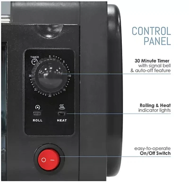 Horno tostador y rodillo Elite Cuisine Hot Dog Foto 3 de 4