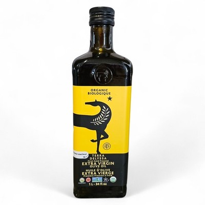 Terra Delyssa Organic Extra Virgin Olive Oil First Cold Press Bottle 1L-34 fl oz
