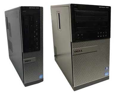 Lot of 2 Computers DEll OptiPlex 7010 Mini Tower & SFF 8GB RAM 500GB HD Linux