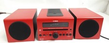 Yamaha MCR-B142 Micro Component System Bluetooth/ CD/Radio /USB RED Working