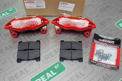 Wilwood Forged DPHA Front Brake Caliper Kit Red Civic 90-00 SI 06-12 140-13029-R - Bild 1 von 4