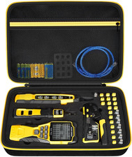 Cable Tester Case for Klein VDV501-851 VDV526-200 Black Yellow for Network