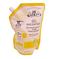 J.R. Watkins Gel Hand Soap Refill Lemon Scent with Calendula & Oat 34 fl oz 0.47 per fl oz