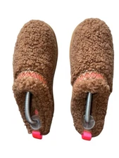 UGG Tazz II Platform Slippers Chestnut Suede Sheepskin Size 8 Women’s