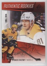 2023 Upper Deck SP Game Used Authentic Rookies Red 105/226 Spencer Stastney 02v3