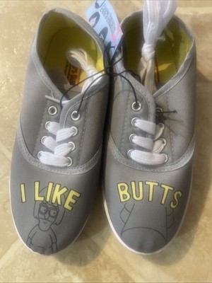 Bobs Burgers Retired 2016 Shoes Men s 3 Women s 5 New I Like Butts NWT