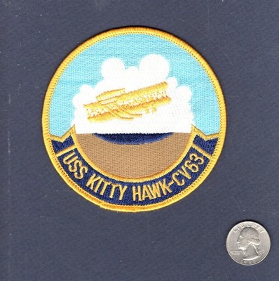 CV-63 USS KITTY HAWK US NAVY 4'' Carrier Ship Squadron Cruise Patch
