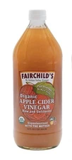 Fairchild's Organic Raw Unfiltered Apple Cider Vinegar 32 FL OZ  Glass