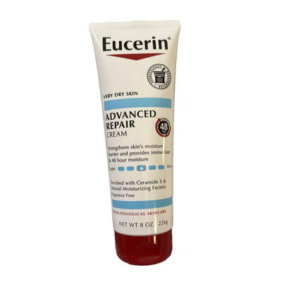 Eucerin Advanced Repair Body Cream, Body Cream for Very Dry Skin, 8 Oz Tube