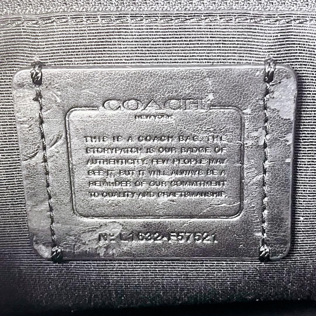 Coach 2Way Shoulder Bag PVC Black Authentic G0204589 thumbnail 24