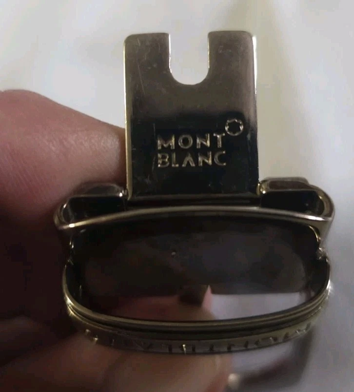 Vintage MONTBLANC Belt Buckle Silver Color Made In Italy - Image 3 of 4