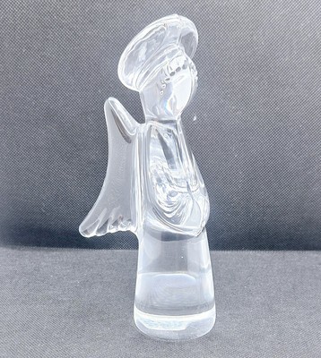 Vintage  Sigma the Tastesetter  Full Lead Crystal Christmas Angel Made In Japan