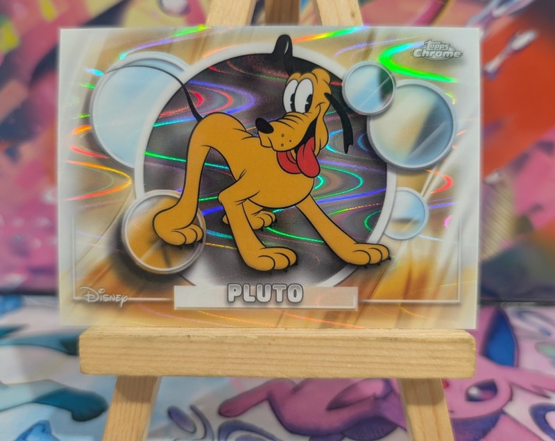 Topps Topps Chrome Disney 2026 Pluto #53 RayWave Holographic Trading Card