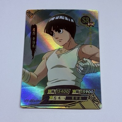 Rock Lee | Naruto Trading Card SR-14 Foil Holo Back 1mm Thick Art Tc13