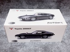 1/18 AUTOart TOYOTA 2000GT (WIRE SPOKE WHEELS) Black MILLENNIUM Toyota Auto Art