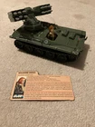 Vintage 1983 G.I. Joe Wolverine Missile Vehicle with Cover Girl Driver Complete