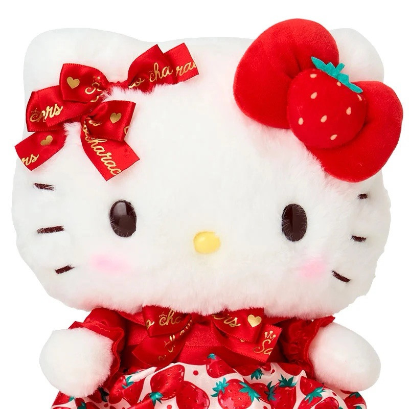 Sanrio Ichigo Shimbun 50th Anniversary Hello Kitty Plush Toy