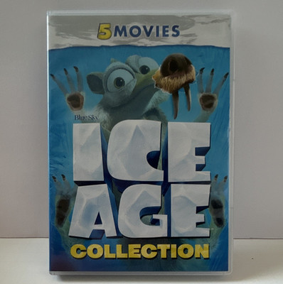 Ice Age 1-5 DVD Collection 5-Movies (Broken Hinge Inside)