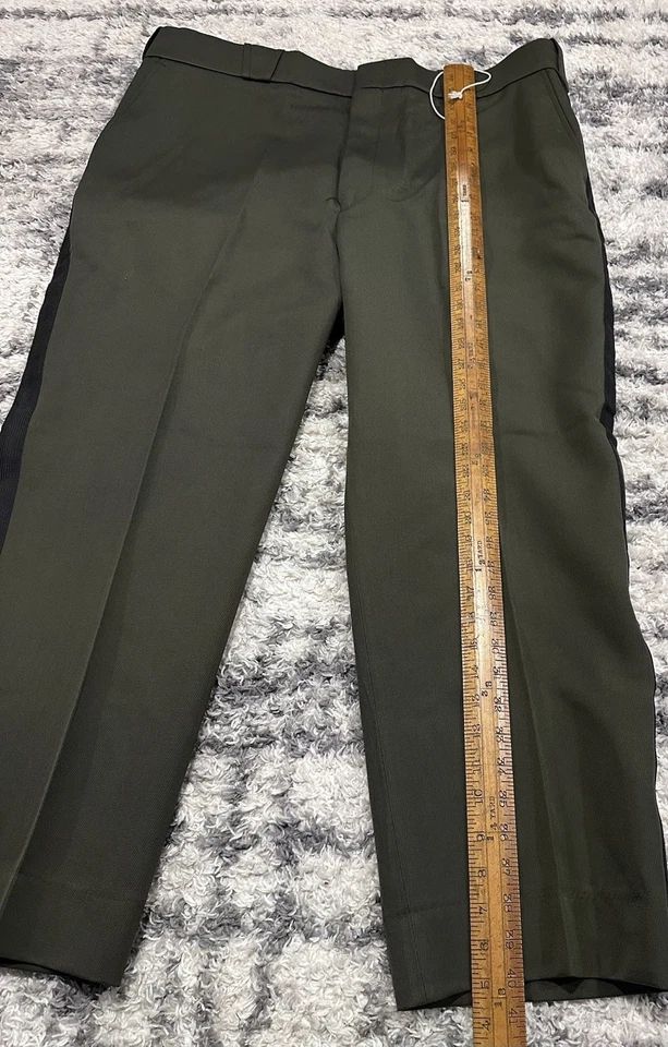 VTG Flying Cross by Fechheimer Olive Green Uniform Pants 44 X 28 Style 32215 - Image 3 of 4