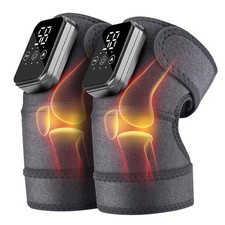 2 Rechargeable Heating and Massaging Pad, 3-In-1 for Knees, Shoulders, Elbows