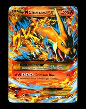 2014 Pokemon M CHARIZARD EX Flashfire Set SECRET RARE Ultra Holo XY Card 107/106 on eBay
