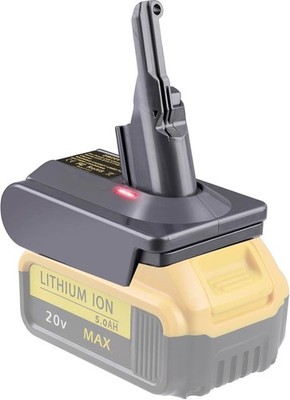 TPDL Adapter für Dewalt 18V 20V Akku Convert für Dyson V7 & V8 Akku