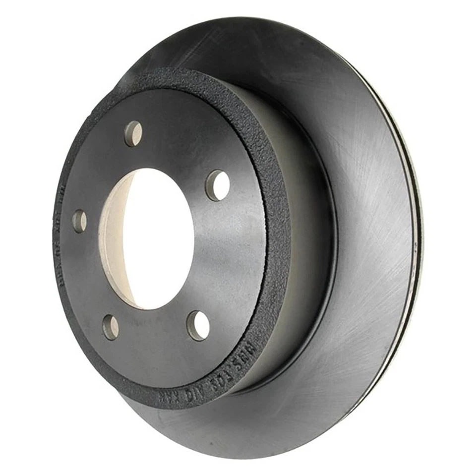 Kit de rotores de freno traseros + pastillas metálicas y herrajes para camioneta Dodge Ram 1500 2003 Foto 3 de 4