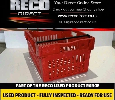 10 x USED EXTRA DEEP 600 X 400 X 300mm BALE ARM TRAY/ STACKING BOX / CRATE - Image 1 of 3