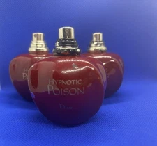 3x 50ml Bottles of Vintage Christian Dior Hypnotic Poison 5.7 Oz Total!
