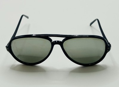 Vintage I Ski Mirrored Glass Lens Aviator Sunglasses Japan