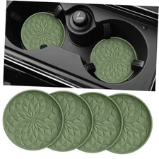  Car Cup Coaster [4 Pack] Silicone Car Coasters/Cup Mats - 2.75In Universal 