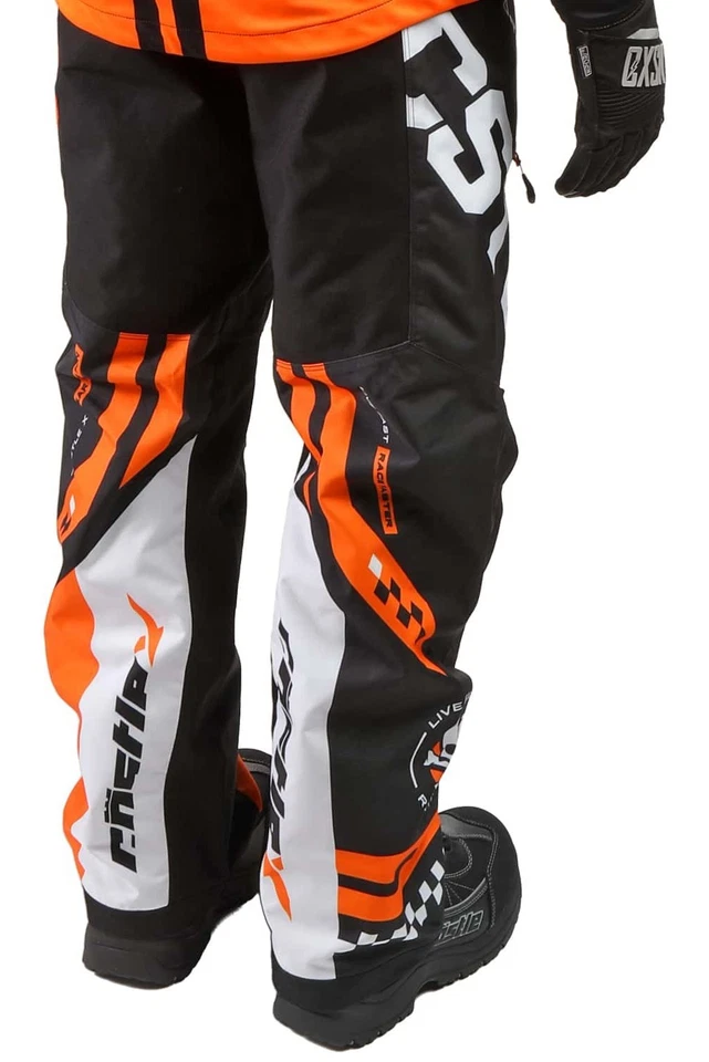 Pantalones de nieve Castle X R26 para hombre negros/naranja Foto 2 de 2
