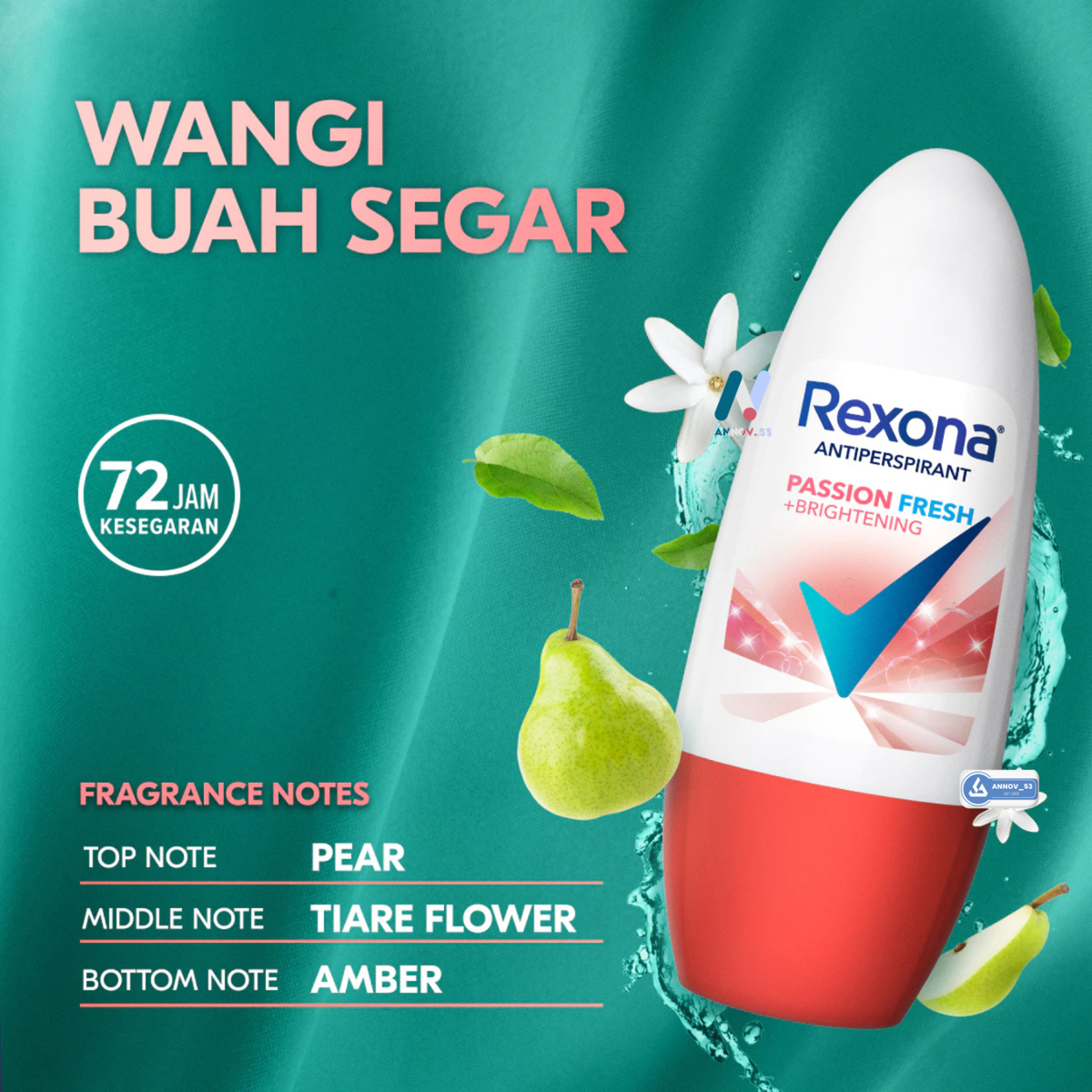 REXONA Women Passion Amino Niacinamide Anti-Perspirant Deodorant