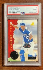 1995 Pinnacle Paul Konerko Rookie🚨Artist's Proof🎨PSA 9🚨MINT💎Very Rare🔥POP 2