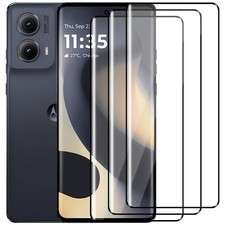  3 Pack for Motorola Edge 2024 Screen Protector  Hd-Clear Tempered Glass Screen