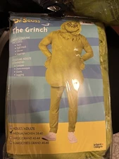 InSpirit Designs Dr. Seuss, Grinch Adult Costume Medium 38-40