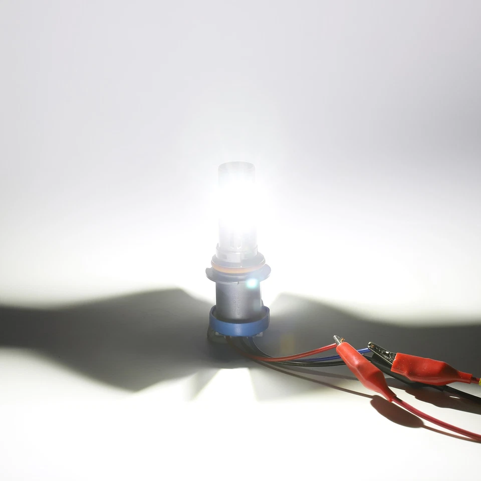 AUXBEAM HB5 9007 LED Bombillas Faro Alto Bajo 6500K Ventilador Doble Super Brillante Foto 2 de 4