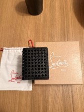 Genuine  Christian Louboutin Paros Black Leather Wallet